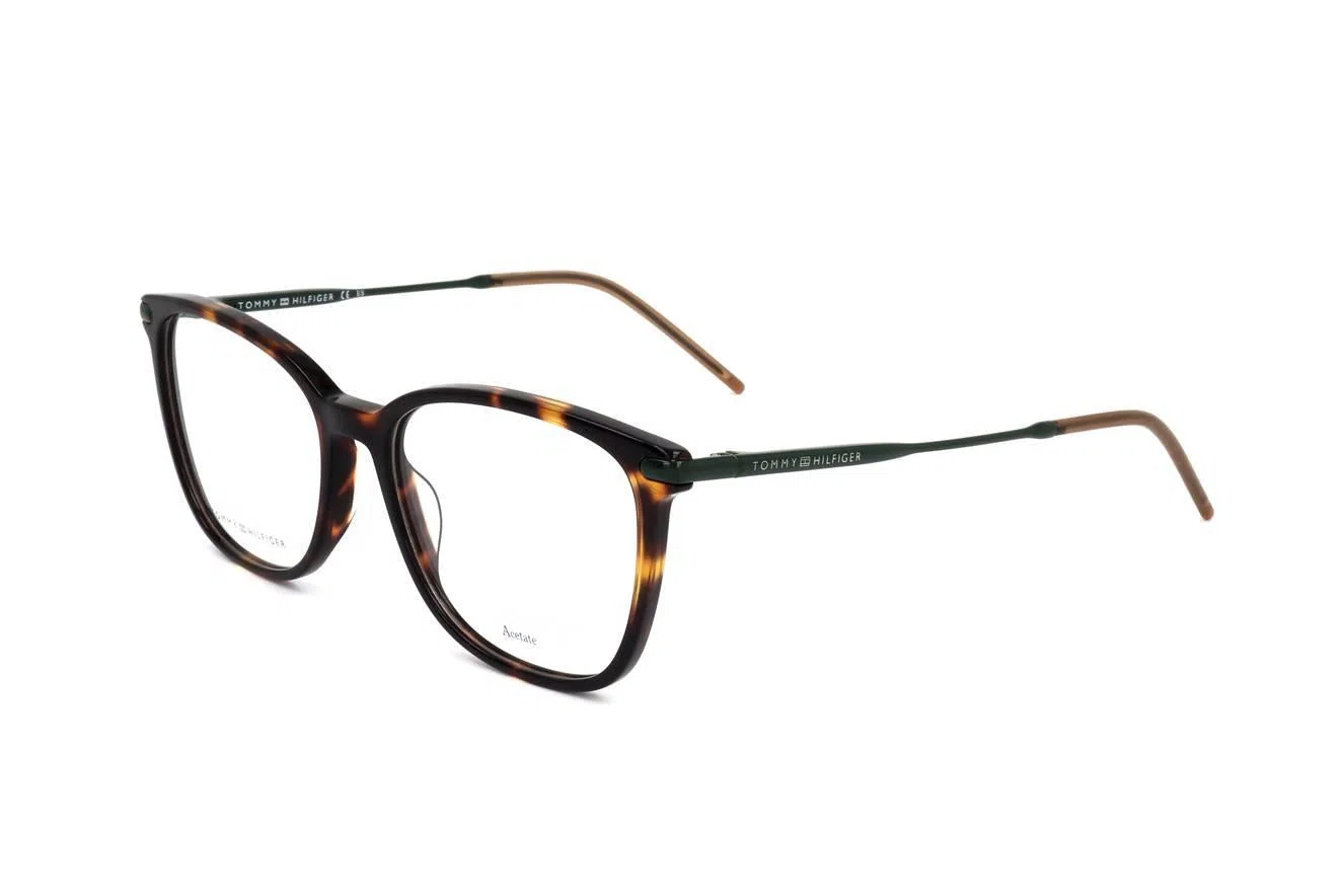 Tommy Hilfiger Th1708 Eyeglasses - HAVANA GREEN - view 3